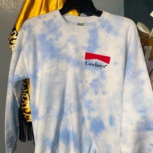 Tie dye Cowboy sweatshirt
